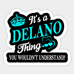 DELANO Sticker